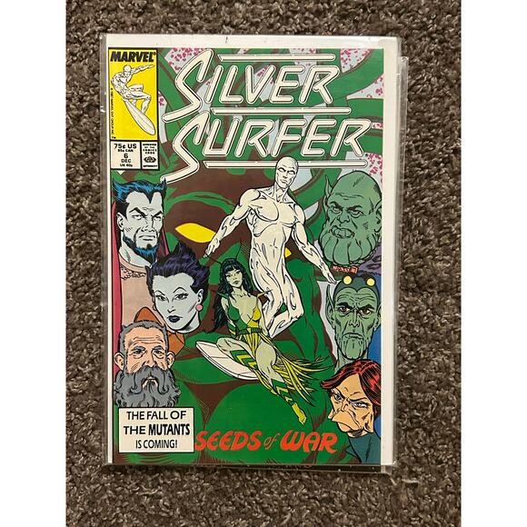 Silver Surfer Vol. 3 #1, 2, 4, 6, 7, 8, 9 (1987 Marvel) Lot of 7 - 3 KEY ISSUES - Picture 6 of 8